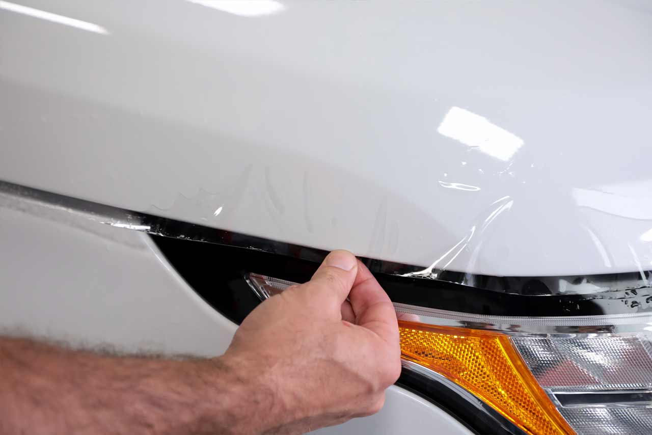 The application of PPF on an SUV