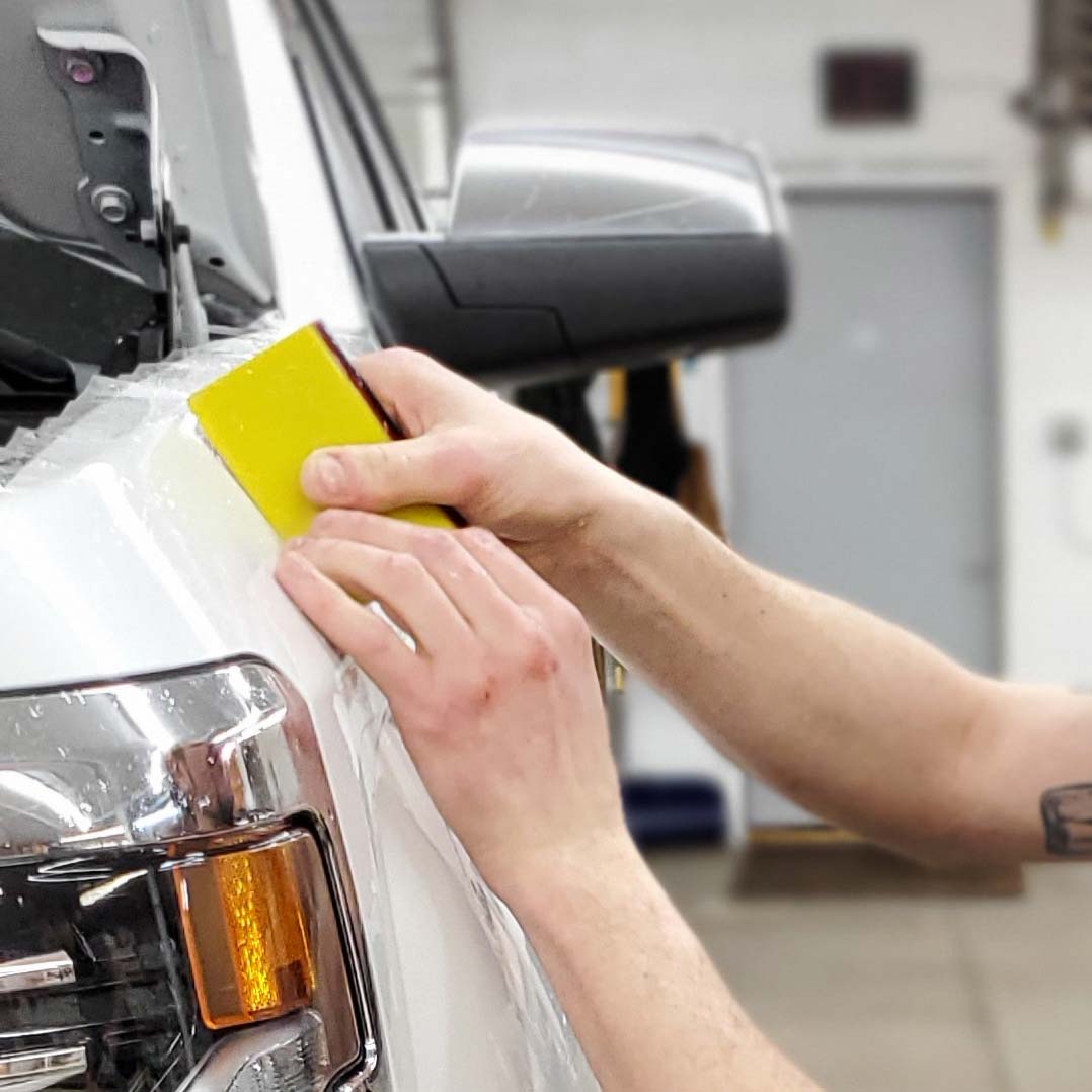 Paint Protection Film being applied