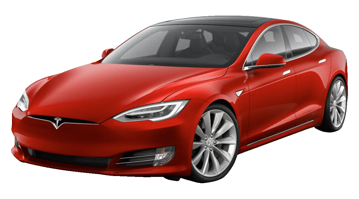 An animation showing PPF applied to a Tesla Model S in 3 ways: Partial Front, Full Front, and Full Vehicle